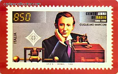 Centenario Della Radio - Francobollo (L. 10.000)