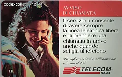 Abbonati al servizio - Avviso Di Chiamata (L. 5.000)