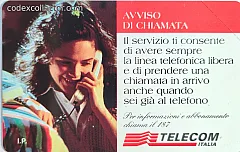 Abbonati al servizio - Avviso Di Chiamata (L. 5.000)