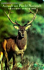 Animali Nei Parchi Nazionali - Cervo (L. 10.000)