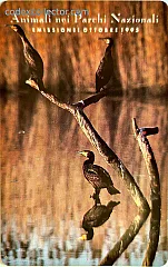 Animali Nei Parchi Nazionali - Cormorano (L. 5.000)