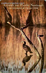 Animali Nei Parchi Nazionali - Cormorano (L. 5.000)