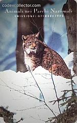 Animali Nei Parchi Nazionali - Lince (L. 10.000)