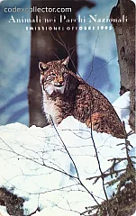 Animali Nei Parchi Nazionali - Lince (L. 10.000)