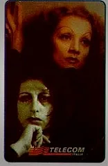 Telecard '95 - Due donne (Dietrich - Magnani)