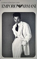 Emporio Armani - Uomo vestito di bianco (L. 5.000)