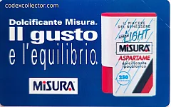 Dolcificante Misura - Il Gusto e L'Equilibrio (L. 5.000)