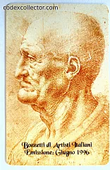 Bozzetti di artisti italiani - Leonardo da Vinci, Testa di vecchio calvo