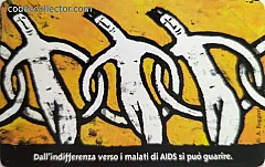 Campagna Prevenzione AIDS - L'indifferenza (L. 10.000)