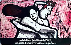 Campagna Prevenzione AIDS - Il test (L. 15.000)