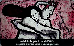 Campagna Prevenzione AIDS - Il test (L. 15.000)