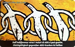 Campagna Prevenzione AIDS - L'indifferenza (L. 10.000 Alto Adige)