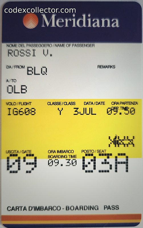 Meridiana - Da Più Di Trent'anni... Rossi