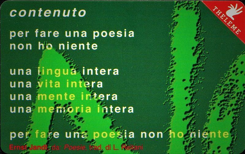 Venezia Poesia - Contenuto