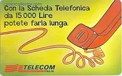Con la scheda telefonica... - Non Perdete Il Filo (L. 5.000)