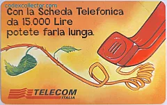 Con la scheda telefonica... - Non Parlate Sulle Spine (L. 15.000)