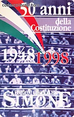 Edizioni Simone - 50 Anni Della Costituzione (L. 5.000)