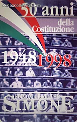Edizioni Simone - 50 Anni Della Costituzione (L. 5.000)