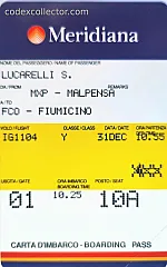 Meridiana - Tre voli da...