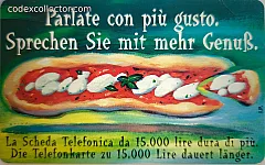 Parlate con più gusto - Pizza (L. 5.000)