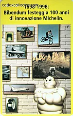 Michelin - 100 anni (L. 10.000 Sovrastampata ADAC)