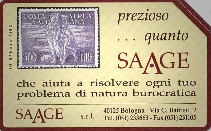 Saage - Tobia (not overprinted)