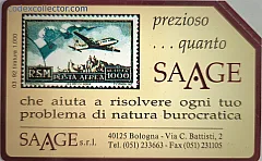 Saage - San Marino (non sovrastampata)
