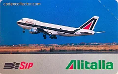 Alitalia - Aereo In Decollo (L. 10.000)