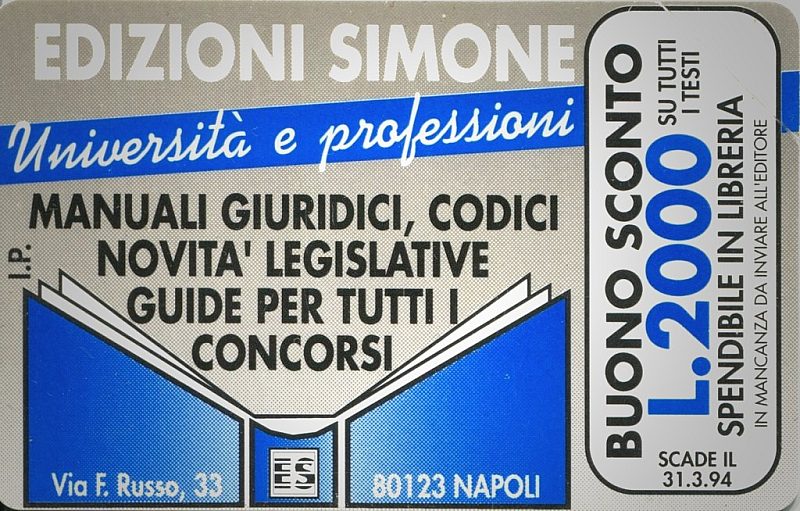 Edizioni Simone - Università e professioni
