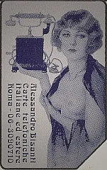 Woman With Telephone (Unofficial Overprinted)