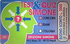 Ed. Simone - Test & Quiz (L. 1.000)