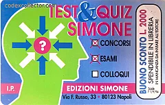 Ed. Simone - Test & Quiz (L. 1.000)