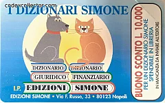 Edizioni Simone - Cane e gatto (L. 15.000)