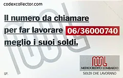 Mediocredito Lombardo/06 (alfanumerica)
