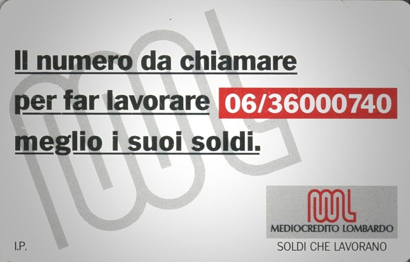 Mediocredito Lombardo/06 (Alfanumeric)