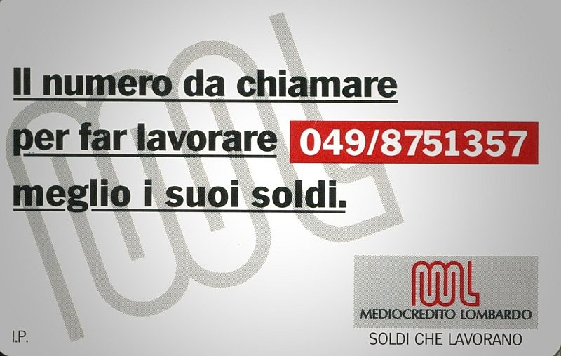 Mediocredito Lombardo/049 (Alfanumerica)