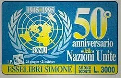 Ed. Simone - 50° Anniversario ONU