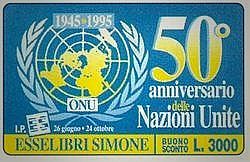 Ed. Simone - 50° Anniversario ONU