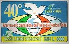 Ed. Simone - 40° Anniversario Italia In ONU