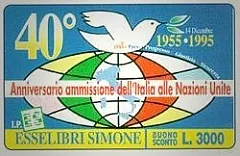Ed. Simone - 40° Anniversario Italia In ONU