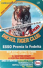 Esso - Diesel Tiger Club (L. 2.000)