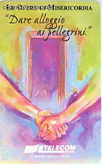 Le opere di misericordia - Dare Alloggio Ai Pellegrini (L. 5.000)