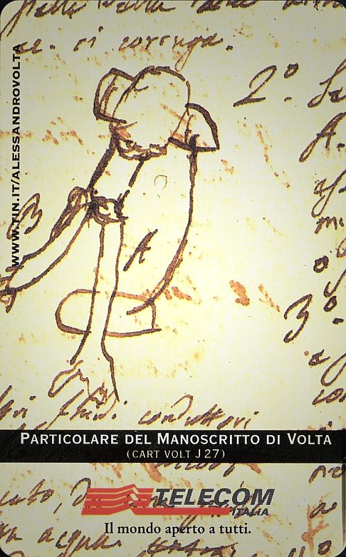 Particolare Del Manoscritto Di Volta