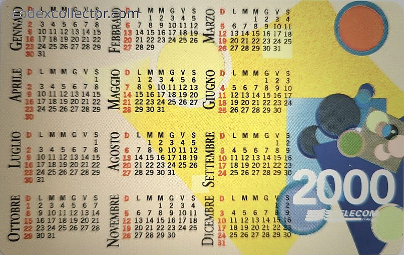 Calendario 2000
