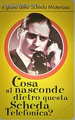 Scheda Misteriosa - Cosa Si Nasconde Dietro .. (L. 10.000)