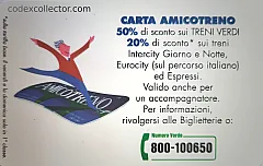 Carta Amicotreno - Locomotiva Elettrica E464 (L. 10.000)
