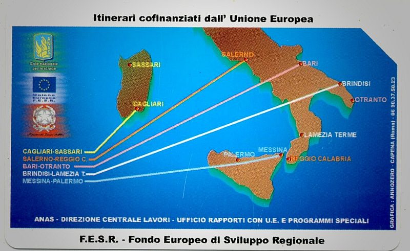 Itinerari cofinanziati Unione Europea