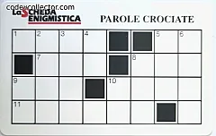 La Scheda Enigmistica - Parole Crociate (L. 5.000)