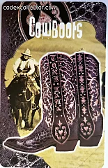 Cowboots - Stivali in pelle di alligatore nera
