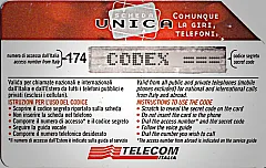 Unica Scheda Telefonica